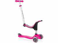 Globber 451-110 EVO 4in1 Dreiradscooter, pink, One Size