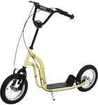 HOMCOM Kinderroller Scooter Tretroller mit verstellbarem Lenker, gro&szlig;en R&auml;dern und