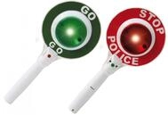 JAMARA 460308 - Polizeikelle mit Licht - Stop und Go Seite mit Leuchtfunktion, Knopf