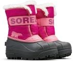 Sorel KIDS SNOW COMMANDER Schneestiefel f&uuml;r Unisex Baby, Rot (Tropic Pink x Deep