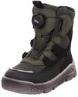 Superfit Jungen Mars Warm Gef&uuml;tterte Gore-tex Schneestiefel, Schwarz Gr&uuml;n 0000, 32