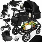 KESSER&reg; Loops 4 in 1 Kinderwagen Kombikinderwagen Komplett-Set inkl. Babywanne &