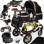 KESSER&reg; Loops 4 in 1 Kinderwagen Kombikinderwagen Komplett-Set inkl. Babywanne &