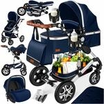 KESSER&reg; Loops 4 in 1 Kinderwagen Kombikinderwagen Komplett-Set inkl. Babywanne &