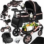 KESSER&reg; Loops 4 in 1 Kinderwagen Kombikinderwagen Komplett-Set inkl. Babywanne &