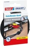 tesa On & Off Cable Manager UNIVERSAL - Klett-Kabelbinder zur Kabelaufbewahrung -