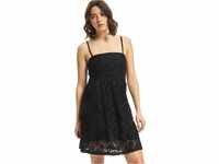 Urban Classics Damen Ladies Laces Dress Kleid, Black, L