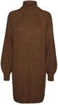 NOISY MAY Damen Nmtimmy L/S Knit Dress Noos Kleid, Partridge/, M EU