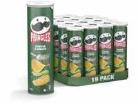 Pringles Cheese & Onion | Chips mit Käse Geschmack | 19er Vorratspackung (19 x...