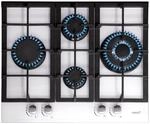 LCI 6031 WH - Gasherd mit Butangas und 4 Gaskochfeldern - 1 Dreifache Krone -