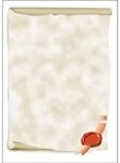 SIGEL DP521 Motiv-Papier, Urkundenrolle, 185 g, DIN A4, 12 Blatt, aus nachhaltigem