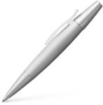 Faber-Castell 148676 - Drehkugelschreiber e-motion pure Silver, Kugelschreiber Mine
