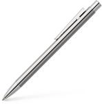 Faber-Castell 342020 - Kugelschreiber Neo Slim Edelstahl, Minenst&auml;rke M, silber