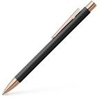 Faber-Castell 343120 - Kugelschreiber Neo Slim Metall, Minenst&auml;rke M, schwarz mit