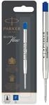 Parker Kugelschreibermine | feine Spitze | blaue QUINKflow Tinte | 1 Ersatzmine f&uuml;r