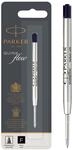 Parker Kugelschreibermine | feine Spitze | schwarze QUINKflow Tinte | 1 Ersatzmine