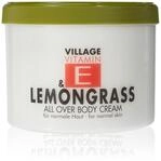 Village Cosmetics mit Vitamin E und Lemongrass 500 ml (K&ouml;rpercreme, K&ouml;rperpflege,