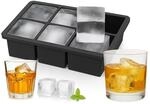 Relaxdays Eisw&uuml;rfelform Silikon, wiederverwendbar, XXL Silikonform f&uuml;r 5 cm