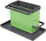 Metaltex Tidytex Sp&uuml;lbecken-Organizer, Kunststoff Abs, Gr&uuml;n/ Grau, 24 x 13 x 14 cm