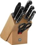 ZWILLING Professional S Messerblock mit Messer 8-teilig, Rostfreier Spezialstahl,