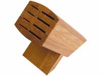 KAI Wasabi traditioneller Messerblock aus Holz - Premiumqualität Eiche - Platz für