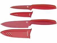 WMF Touch Messerset 2-teilig, Küchenmesser mit Schutzhülle, Spezialklingenstahl
