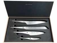 Chroma Type 301 4-teiliges Küchenmesser Set, Kochmesser, Brotmesser,...