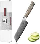 zayiko Professional Series &ndash; Premium Damast Santokumesser 16 cm Klinge, 67...