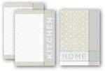 Dyckhoff 0299799200 Dyckhoff Geschirrt&uuml;. Taupe 3er