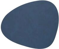 Lind DNA Tischset Curve Double Leder Midnight Blue, Ma&szlig;e: 44cm x 37cm x 0,2cm,