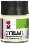Marabu Decormatt 50ml Bastelfarbe Stein Pappe l Wasserfest