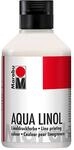Marabu 15100013070 - Linoldruckfarbe auf Wasserbasis, wischfest, Wei&szlig;, 250 ml, f&uuml;r