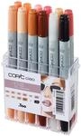 COPIC Ciao Marker 12er Set "Port&auml;tfarben", Allround Layoutmarker, im praktischen
