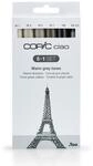 COPIC Ciao Marker 5+1 Set "Warme Graut&ouml;ne", 5 Allround-Layoutmarker mit einer