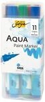 KREUL 18190 - Solo Goya Aqua Paint Marker Powerpack, Set mit 11 Farben und einem