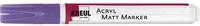 KREUL 46236 - Acryl Matt Marker Medium, mit Rundspitze ca. 2 - 4 mm, lila, matte,