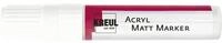 KREUL 46211 - Acryl Matt Marker XXL, mit Keilspitze ca. 15 mm, wei&szlig;, matte,