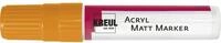 KREUL 46213 - Acryl Matt Marker XXL, mit Keilspitze ca. 15 mm, orange, matte,