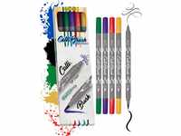 ONLINE Brush-Pen Set Calli.Brush Classic I 5 Double-Tip Pinselstifte mit