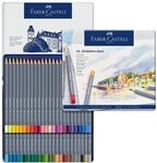 Faber-Castell 114648 Aquarellfarbstift, Goldfaber, 48er Metalletui