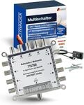 SCHWAIGER 5200 SAT Multischalter 1 auf 8 I SAT-Verteiler f&uuml;r 8 Teilnehmer I