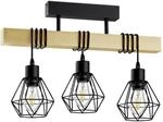 EGLO Deckenlampe Townshend 5, 3 flammige Vintage Deckenleuchte im Industrial...