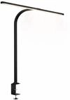 Unilux LED Schreibtischlampe Strata zum Klemmen, dimmbar, schwarz, 70 x 80cm