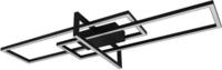 Trio Leuchten LED Deckenleuchte Salinas 620310332, Metall Schwarz matt, inkl. 34 Watt