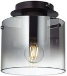 Brilliant Lampe Beth Deckenleuchte 20cm Kaffee/rauchglas | 1x A60, E27, 60W, g.f.
