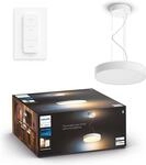 Philips Hue White Amb. Enrave Pendelleuchte wei&szlig; 4500lm inkl. Dimmschalter,