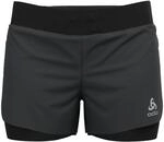 Odlo Laufhose Damen Kurz Zeroweight 3 Inch I Laufshort 2 in 1 I Sporthose
