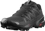 Salomon Herren Speedcross Hiking Shoe, Black Black Phantom, 42 EU