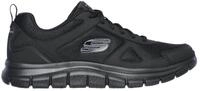 Skechers Herren Track Scloric Sneaker, Black Red Bkrd, 45.5 EU