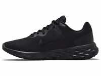 Nike Damen Revolution 6 Road Running Shoe, Black/Black-Dark Smoke Grey, 40.5 EU